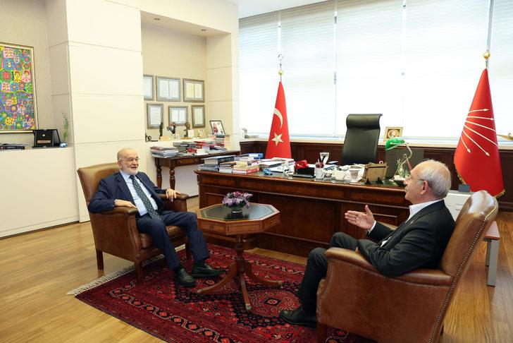 Saadet Partisi Genel Başkanı Karamollaoğlu, Kılıçdaroğlu'nu ziyaret etti G3
