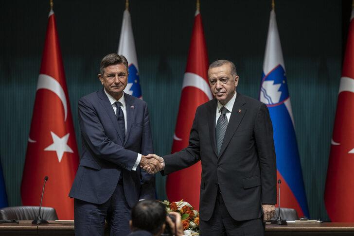 Slovenya Cumhurbaşkanı Pahor, Cumhurbaşkanı Erdoğan ile ortak basın toplantısında konuştu: G4