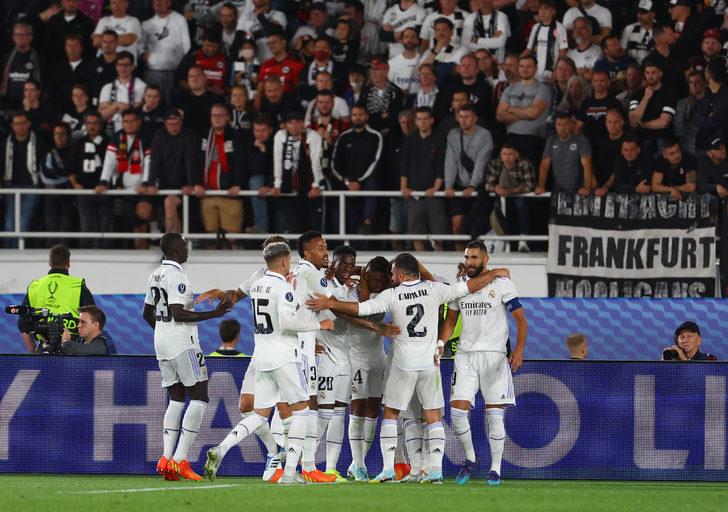 Son dakika: Karim Benzema tarihe geçti, Real Madrid Süper Kupa'yı müzesine götürdü! G5