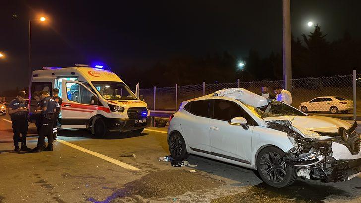 TEM Otoyolu'nda otomobilin çarptığı yaya öldü G3
