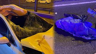 İstanbul'da feci kaza! Metrelerce sürüklendi, organları koptu