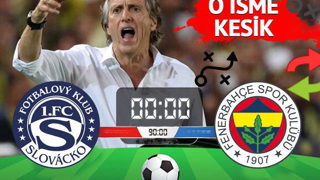 SON DAKİKA: Jorge Jesus'dan beklenmedik karar! İşte Fenerbahçe'nin Slovacko maçı 11'i