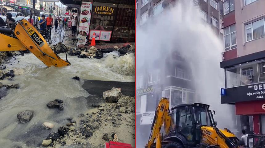 Dehşete düşüren patlama! Apartman boyuna ulaştı: "Yağmur yağdı sandım"