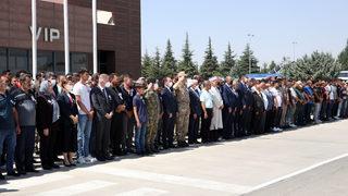 Şehit Şimşek'in naaşı Gaziantep'e getirildi