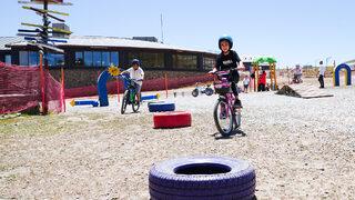 Erciyes Dağı'nda çocuklar için bisiklet ve aktivite parkı kuruldu