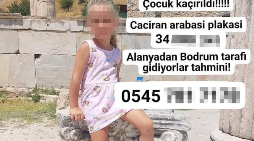 Sosyal medyadan yardım istemişti! 'Kaçırıldı' diyen anne, kızını kendisi alıkoymuş