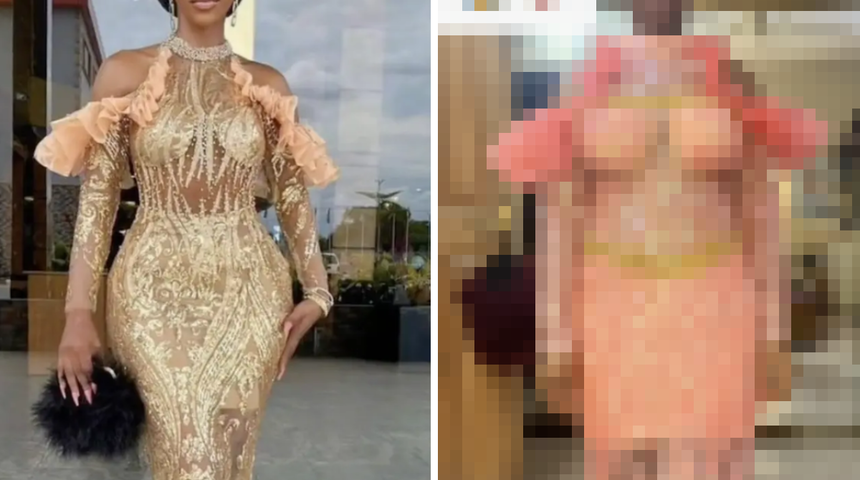 İnternetten söylediği kıyafet ile eve gelenin farkı görenleri şaşırtıyor