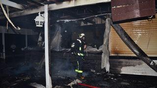 Antalya'da bir otelin sahil barında çıkan yangın söndürüldü