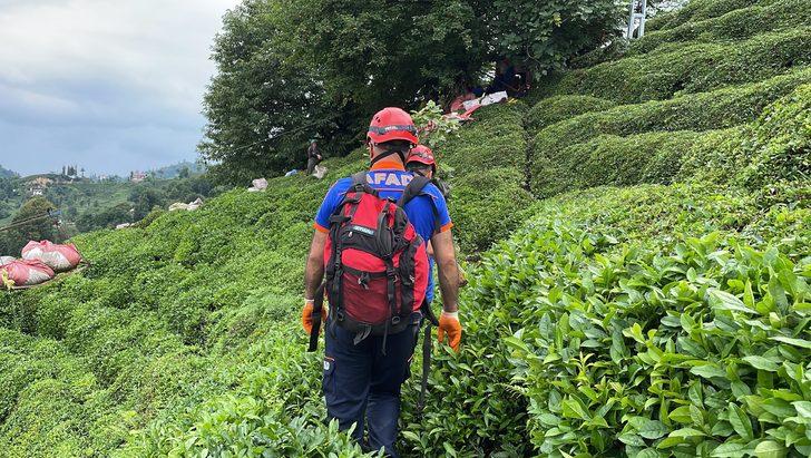 Rize'de yük taşımada kullanılan ilkel teleferiğin çarptığı kişi yaralandı G2