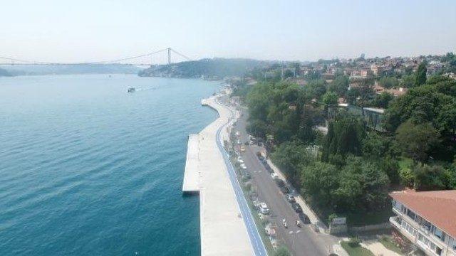 Boğazı 8 metre daraltan proje halkın kullanımına açıldı