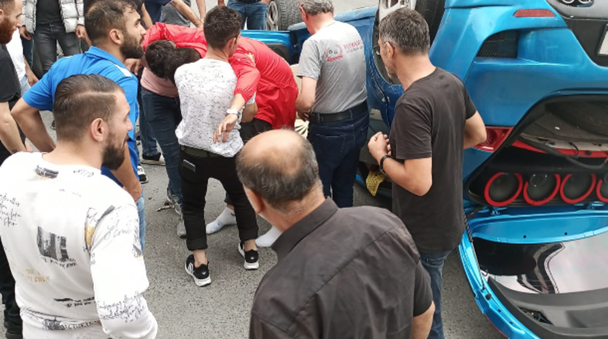 Evlenme teklif edecekti aracıyla takla attı! 'Bu arabadan sağ çıktı'