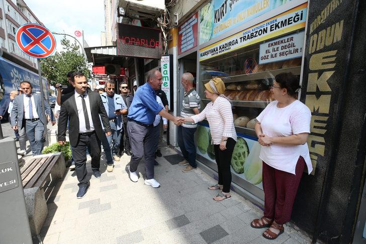 Memleket Partisi Genel Başkanı İnce, Balıkesir'de esnafı ziyaret etti: G1