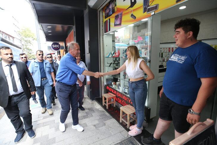 Memleket Partisi Genel Başkanı İnce, Balıkesir'de esnafı ziyaret etti: G3