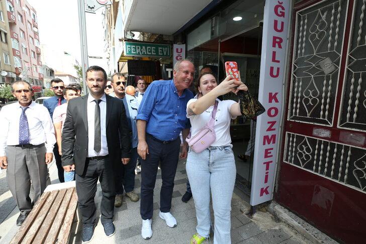 Memleket Partisi Genel Başkanı İnce, Balıkesir'de esnafı ziyaret etti: G4