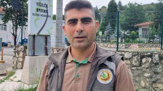 Balın dozunu kaçırdığı için bitkin düşen ayının tedavisi sürüyor