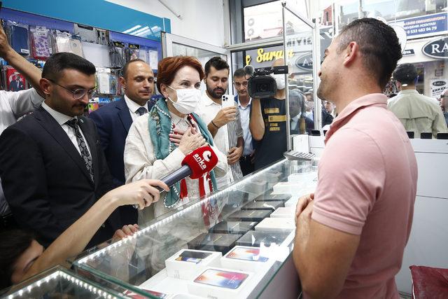 İYİ Parti Genel Başkanı Meral Akşener, Nevşehir'de ziyaretlerde bulundu