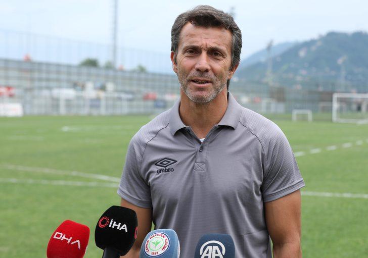 Çaykur Rizespor Teknik Direktörü Korkmaz, yeni sezonu değerlendirdi: G3