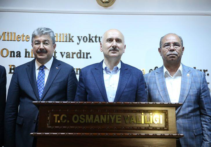 Bakan Karaismailoğlu, AK Parti Osmaniye İl Başkanlığını ziyaretinde konuştu: G3