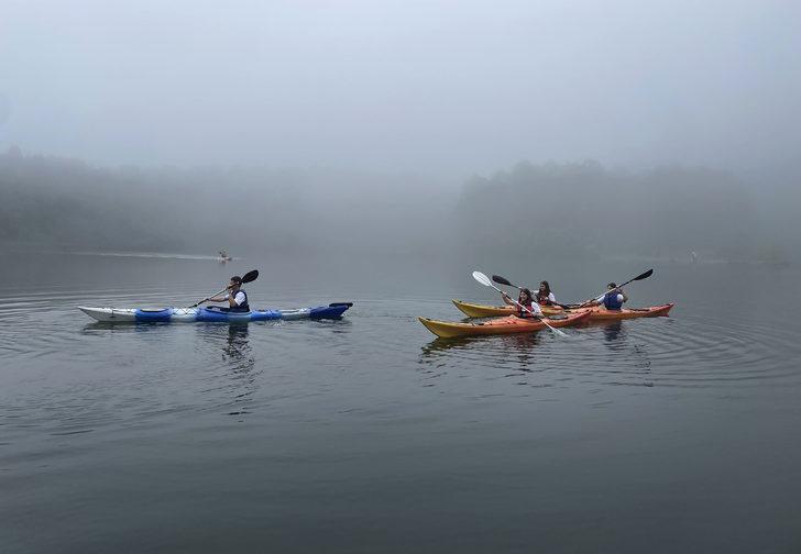 Borçka Karagöl Tabiat Parkı'nda kano antrenmanı yapıldı G4