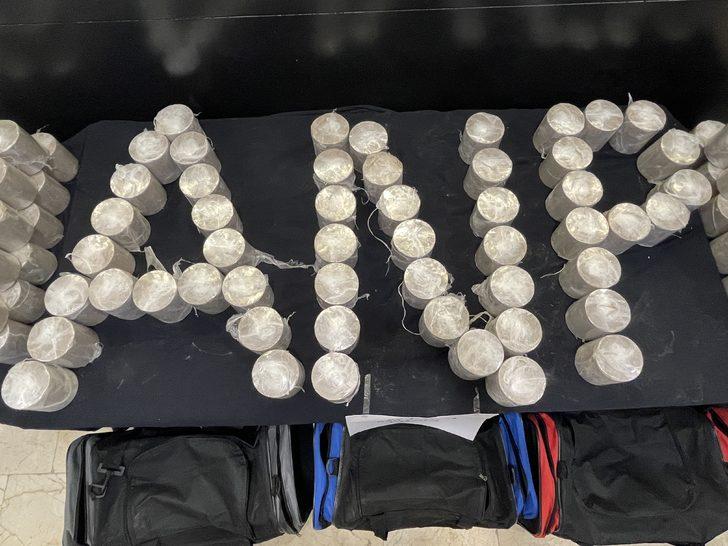 Antalya'da pirinç yüklü tırda 55 kilo 620 gram eroin ele geçirildi G5