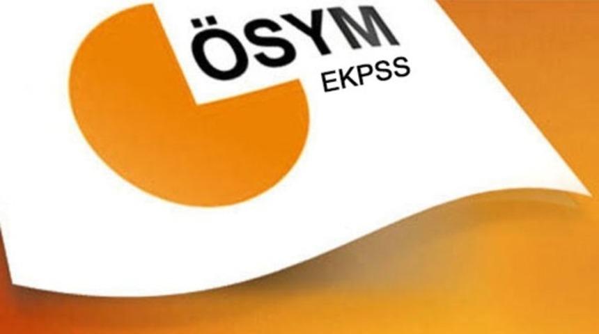 2015 yılı EKPSS yerleştirme sonuçları ÖSYM tarafından açıklandı