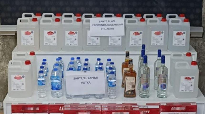 Trabzon'da ka&ccedil;ak alkol ve sigara operasyonunda 1 kişi g&ouml;zaltına alındı