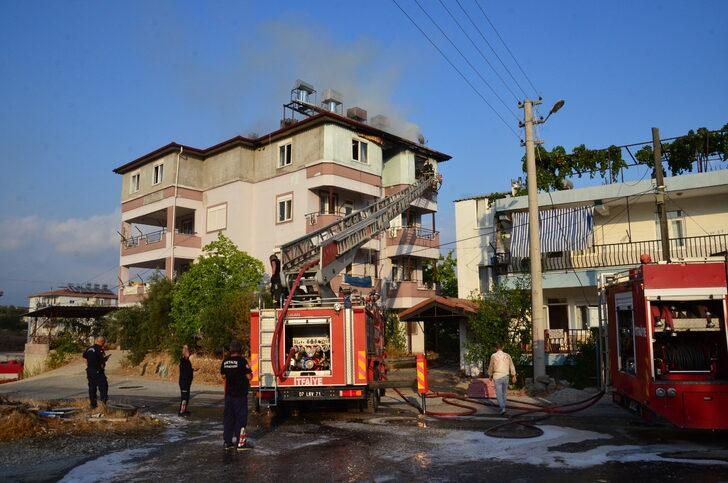 Antalya'da apartman dairesinde çıkan yangın söndürüldü G3