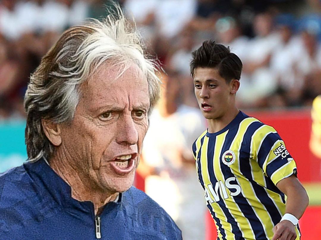 Son dakika: "Hakemle &ccedil;ok konuşuyordu!" Fenerbah&ccedil;e'de Jorge Jesus'tan Arda G&uuml;ler'e canlı yayında uyarı...
