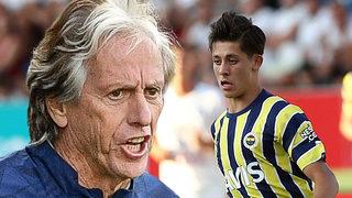 Son dakika: Hakemle çok konuşuyordu! Fenerbahçe'de Jorge Jesus'tan Arda Güler'e canlı yayında uyarı...