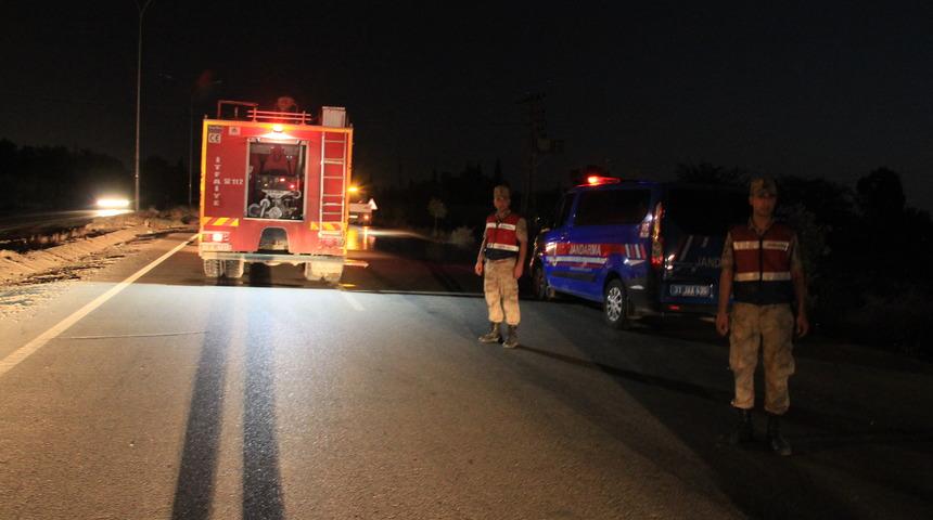 Hatay’da devrilen otomobildeki 6 kişi yaralandı