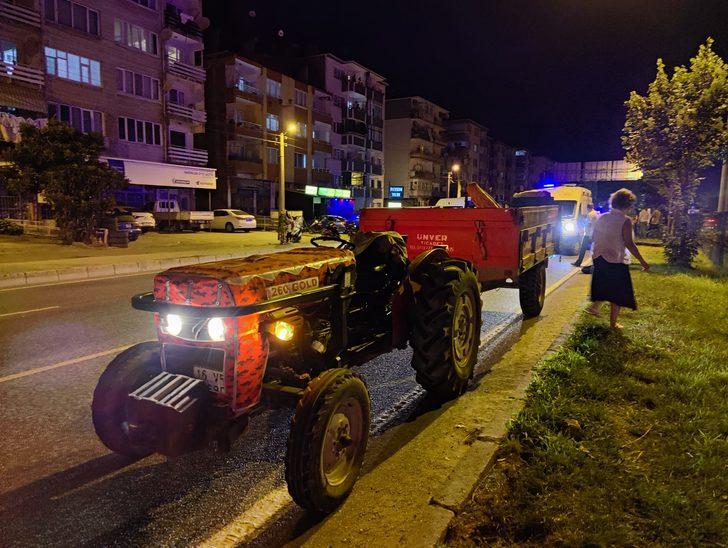 Bursa'da traktörle çarpışan motosikletteki 2 kişi yaralandı G2