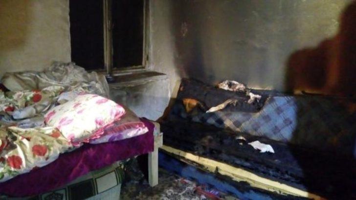 Sobanın devrilmesiyle yangın çıktı, 2 çocuk öldü