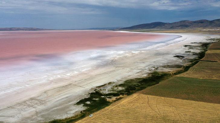 Tuz Gölü pespembe oldu, ortaya kartpostallık görüntüler çıktı! Görenler adeta büyülendi G1