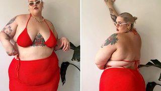 Büyük beden sosyal medya fenomeni moda kalıplarına meydan okudu! “Gerçekten çekiciyim”