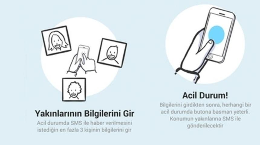 T&uuml;rkler 'g&ouml;zaltındayım' aplikasyonu geliştirdi