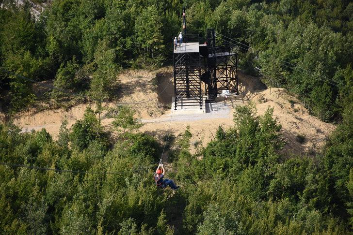 Küre Dağları Milli Parkı'nda açılan zipline parkuru macera tutkunlarını bekliyor G1