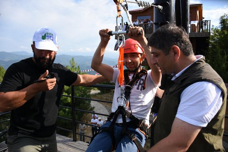 Küre Dağları Milli Parkı'nda açılan zipline parkuru macera tutkunlarını bekliyor G2