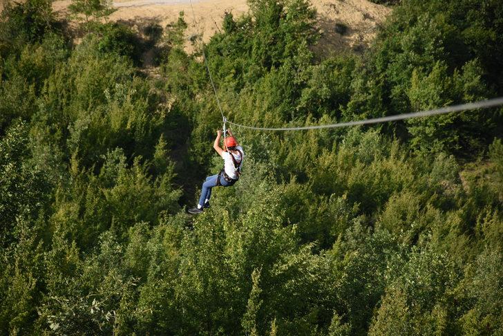Küre Dağları Milli Parkı'nda açılan zipline parkuru macera tutkunlarını bekliyor G4