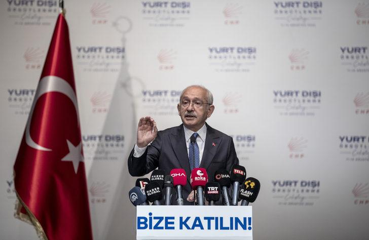 CHP Genel Başkanı Kılıçdaroğlu, "Yurt Dışı Örgütlenme Çalıştayı"nda konuştu: G1