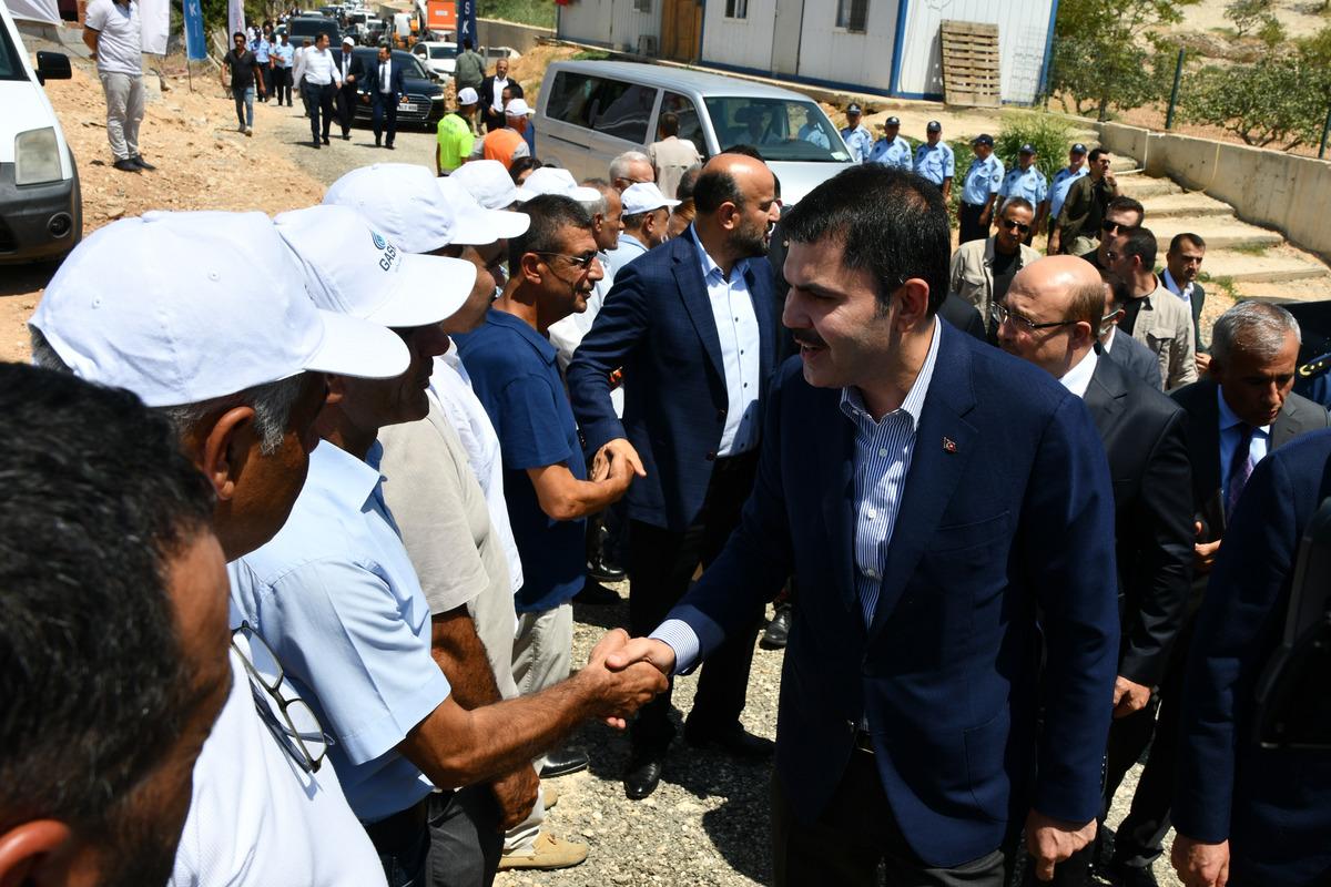 Bakan Murat Kurum, Gaziantep'teki arıtma tesisini inceledi