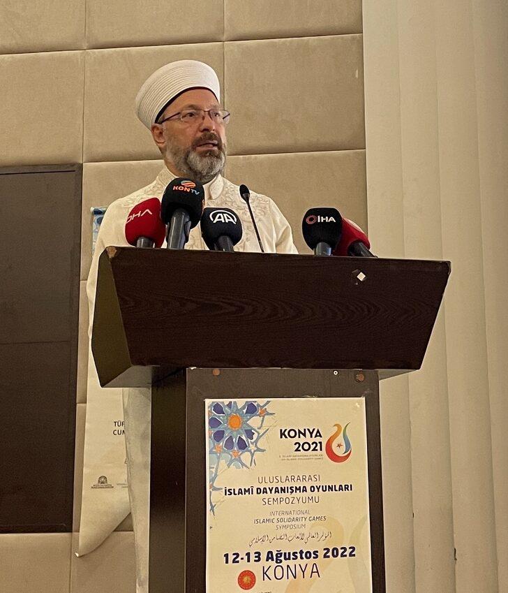 Diyanet İşleri Başkanı Erbaş, Konya'da Uluslararası İslami Dayanışma Sempozyumu'nda konuştu: G3