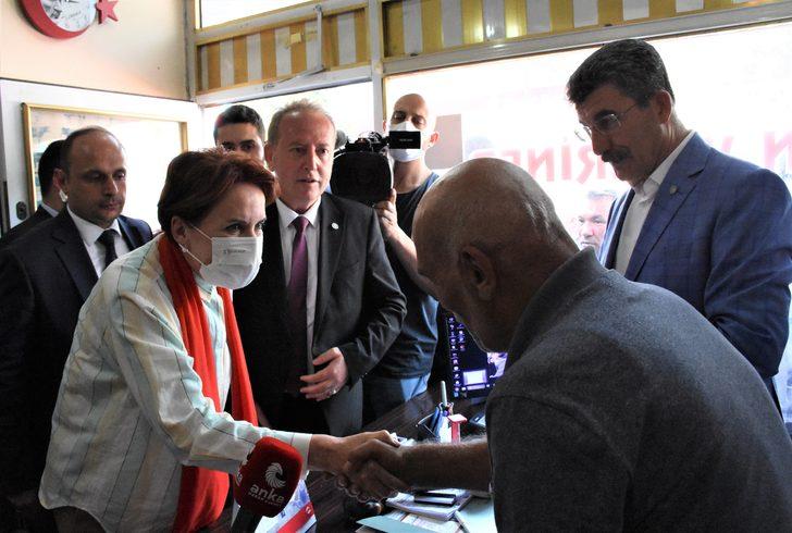 İYİ Parti Genel Başkanı Akşener, Aksaray'ın ilçelerinde esnafı ziyaret etti G4