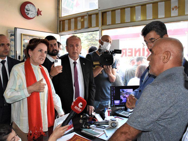 İYİ Parti Genel Başkanı Akşener, Aksaray'ın ilçelerinde esnafı ziyaret etti G5