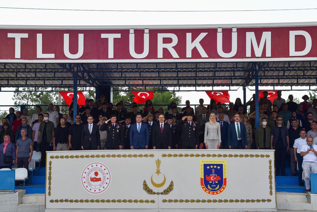 Bilecik Jandarma Eğitim Alay Komutanlığı'nda yemin t&ouml;reni d&uuml;zenlendi