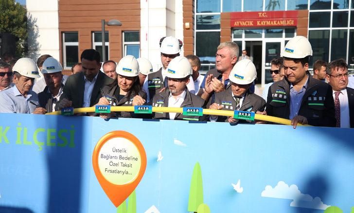 AK Parti Grup Başkanvekili Turan, Ayvacık'ta doğal gaz ilk kazı töreninde konuştu: G2