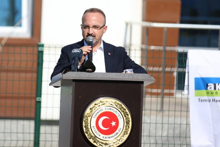 AK Parti Grup Başkanvekili Turan, Ayvacık'ta doğal gaz ilk kazı töreninde konuştu: G4