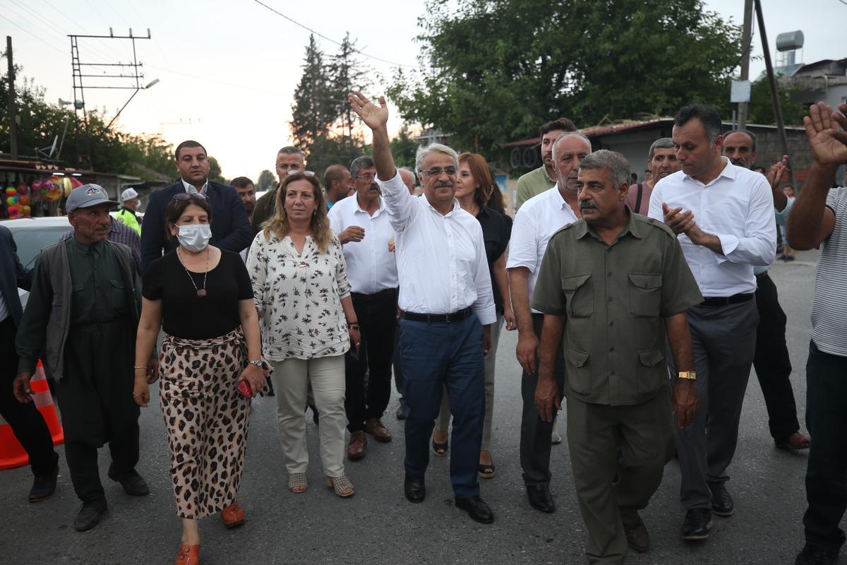 HDP Eş Genel Başkanı Mithat Sancar, Hatay'da partililerle buluştu:
