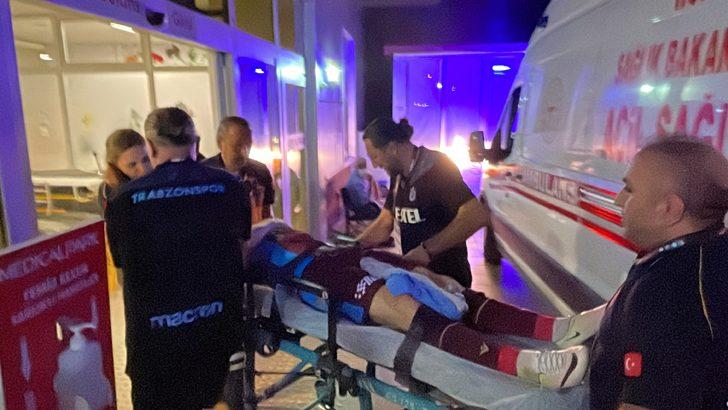 Trabzonspor'da sakatlanarak hastaneye kaldırılan Visca'nın humerus kemiğinde kırık olduğu belirlendi G3
