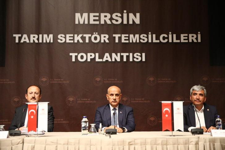 Bakan Kirişci, Mersin'de Tarım Sektör Temsilcileri Toplantısı'nda konuştu: G2