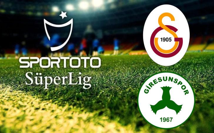 Galatasaray Giresunspor maçı bu akşam saat kaçta ve hangi kanalda canlı izlenecek?